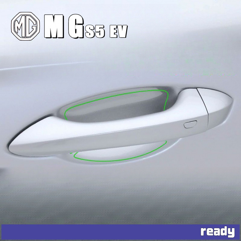 เหมาะสําหรับ MG S5 EV ประตูชามจับป้องกันฟิล์ม Body Kit mg s5 EV อุปกรณ์ตกแต่งรถยนต์ UU73