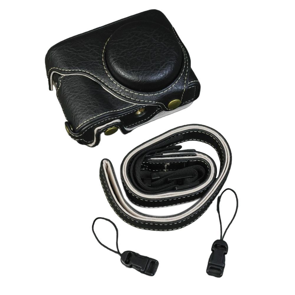 เคสหนังป้องกันสําหรับ Panasonic Lumix Tz99 Zs99, ฝาครอบเฉพาะพร้อมพอร์ตการเข้าถึงด้านล่าง F6q5