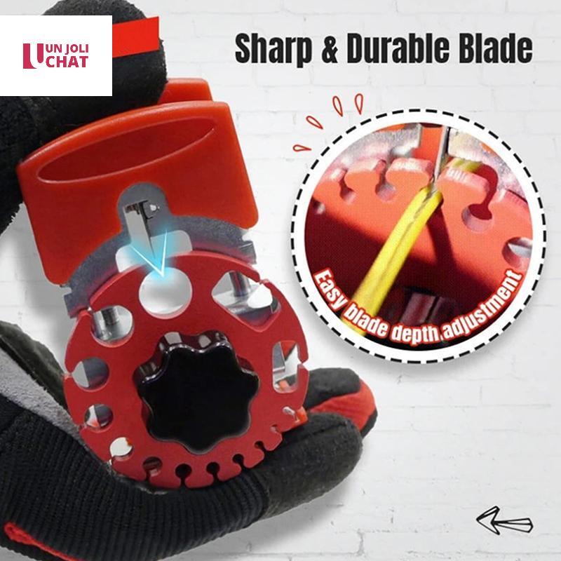 ดี 5/10 มือถือเครื่องปอกสายไฟทองแดง Fast Cable Stripper คีมปอกสายไฟคีมมือถือคีมปอกสายไฟอย่างดี