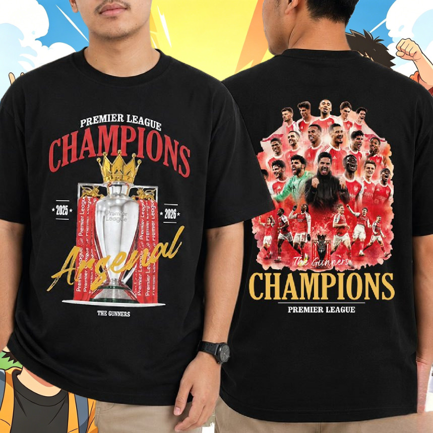 ((จัดส่งตลอด 24 ชั่วโมง) เสื้อ Arsenal Champion เสื้อคอกลมแขนสั้น เสื้อยืดคนรักฟุตบอล