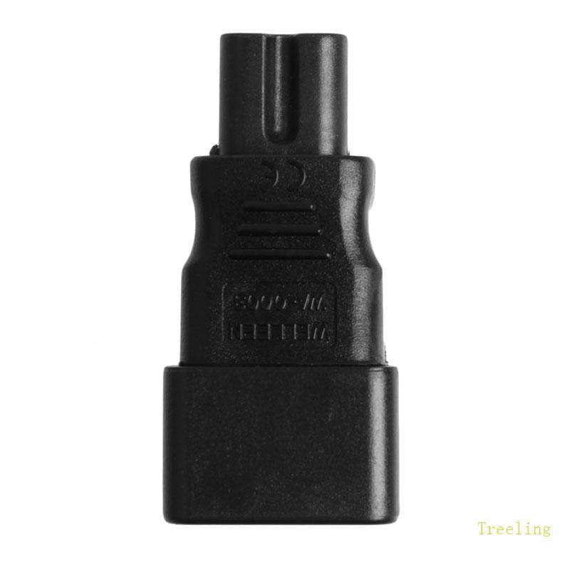 Treeling IEC 320 C14 ถึง C7 อะแดปเตอร์ IEC C7 ถึง C14 อะแดปเตอร์ AC กาต้มน้ํา 3-P C14 ชาย C7 หญิง Po