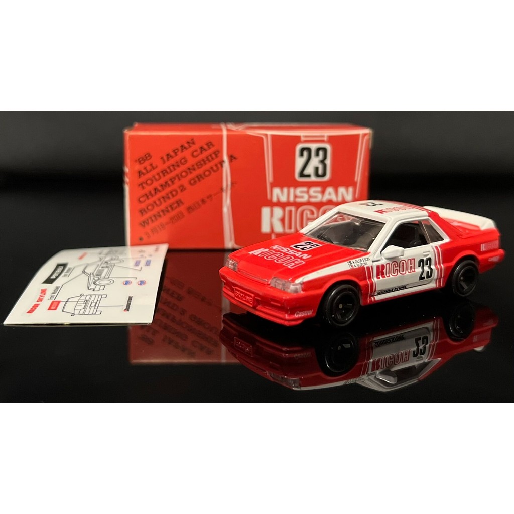 TOMICA 多产品尺寸23 NISSAN RICOH SKYLINE GTS-R (HR31)88 ALL JAPAN TOURING CAR CHAMPION ROUNDSHIP2 GROUP A