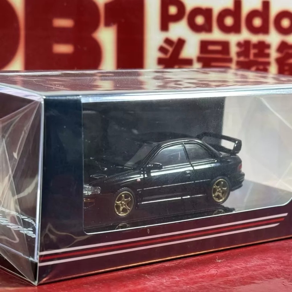 Hobby Japan Subaru Winged Leopard STI GC8 Type R Pearl Black Rally Style กันชนหน้า