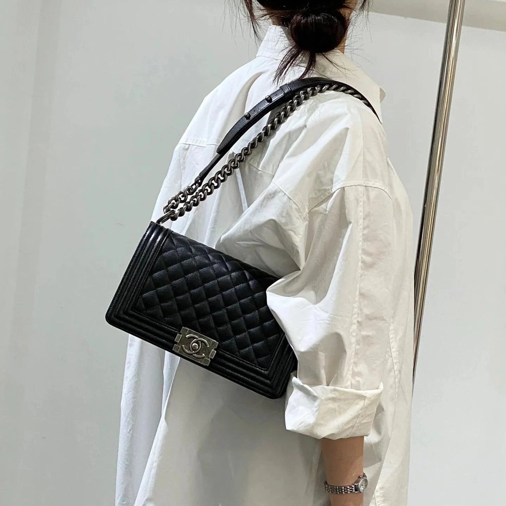 Le Boy Chip Version Le Boy Cap Bag Chip Version Diamond Ball Pattern Medium Small Shoulder Messenger
