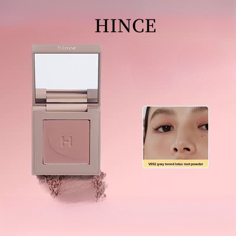 热卖Hince Monochrome Eye Shadow Contour แป้งสีเทา Earth Color Blush Eye Modification Multi-Purpose Tem