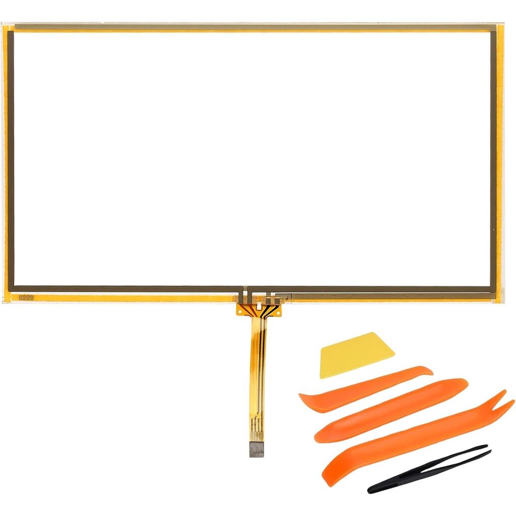 6.1 8 Pin Touch Screen Digitizer สําหรับ 2009-2014 Toyota Camry Corolla Prius เปลี่ยน LA061WQ1(TD)(0