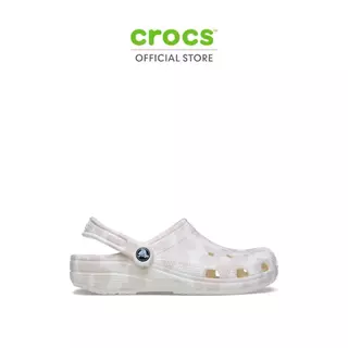 CROCS รองเท้าลำลองผู้ใหญ่ CLASSIC POP PETALS CLOG - CHALK/MULTI