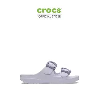 CROCS รองเท้าแตะผู้หญิง SATURDAY ENAMEL BUCKLE SANDAL - PURPLE HALO