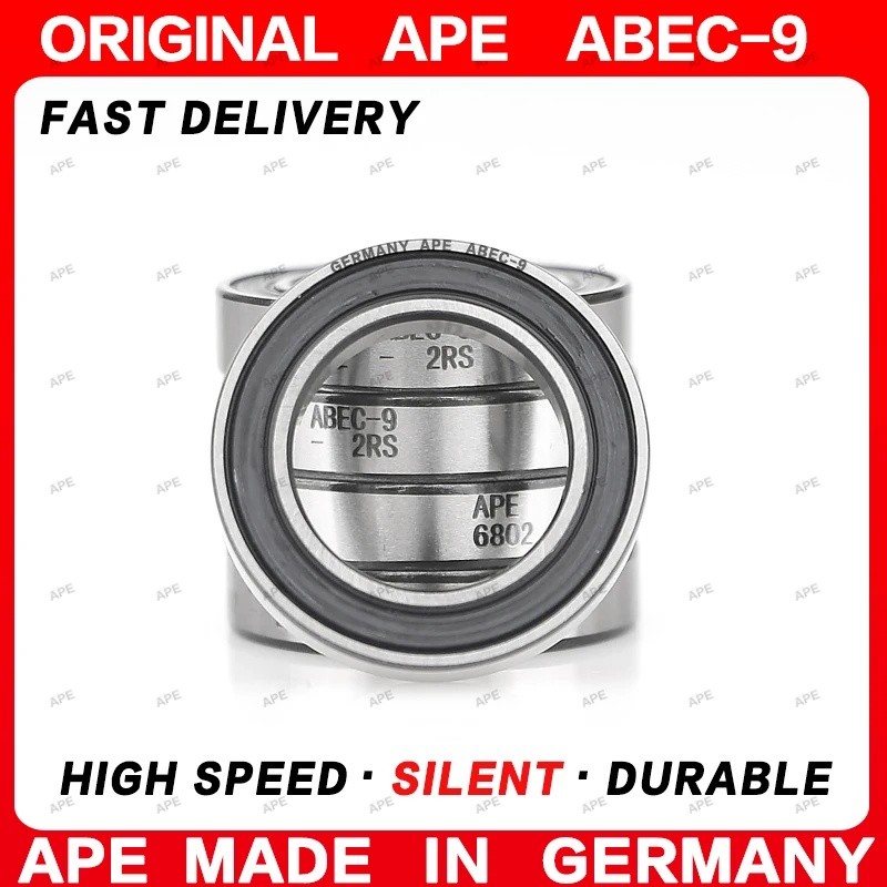 10 ชิ้นเยอรมนี ABEC-9 61804 แบริ่ง 20x32x7 มม.61804ZZ 61804-2RS Z-2Z RS Precision High-Speed Deep Gr