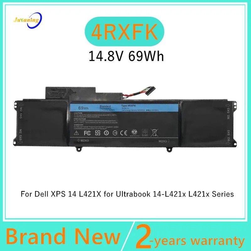 14.8V 69wh แบตเตอรี่แล็ปท็อปสําหรับ Dell XPS14 LX42 LX421 L421x L421X L412Z 4RXFK C1JKH FFK56