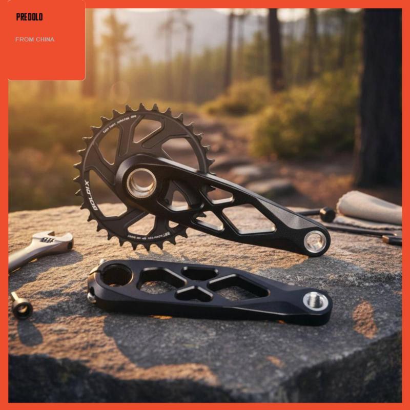 [Predolo] Integrated Cycle Crank Hollow Bike Part Gravel Bike Accessories for Biking Trails