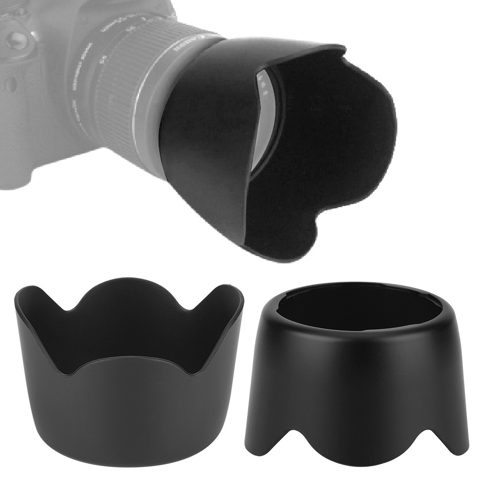 Ropa888 เลนส์กล้อง Shade เหมาะสําหรับ EF 75-300mmf / 4-5.6III USM/EF - S 55-250 มม.เปลี่ยน CanonET -