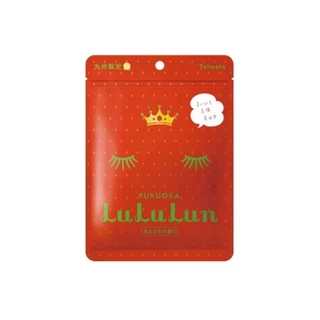 (แพ็ค 35 แผ่น) LuLuLun Premium Fukuoka Strawberry Face Mask ลูลูลูน แผ่นมาสก์หน้า สูตรผิวกระจ่างใส ผิวโกลว์ สตอเบอร์รี่