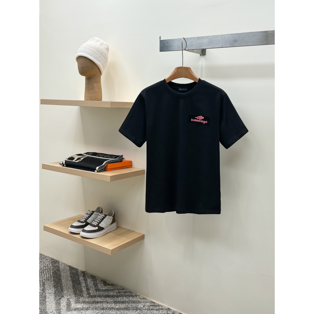เสื้อยืด Balen รุ่น 2026 ทรงโอเวอร์ไซส์ พิมพ์ลายรอบคอ สไตล์ยูนิเซ็กซ์ ใส่ได้ทั้งชายและหญิง เหมาะสําห