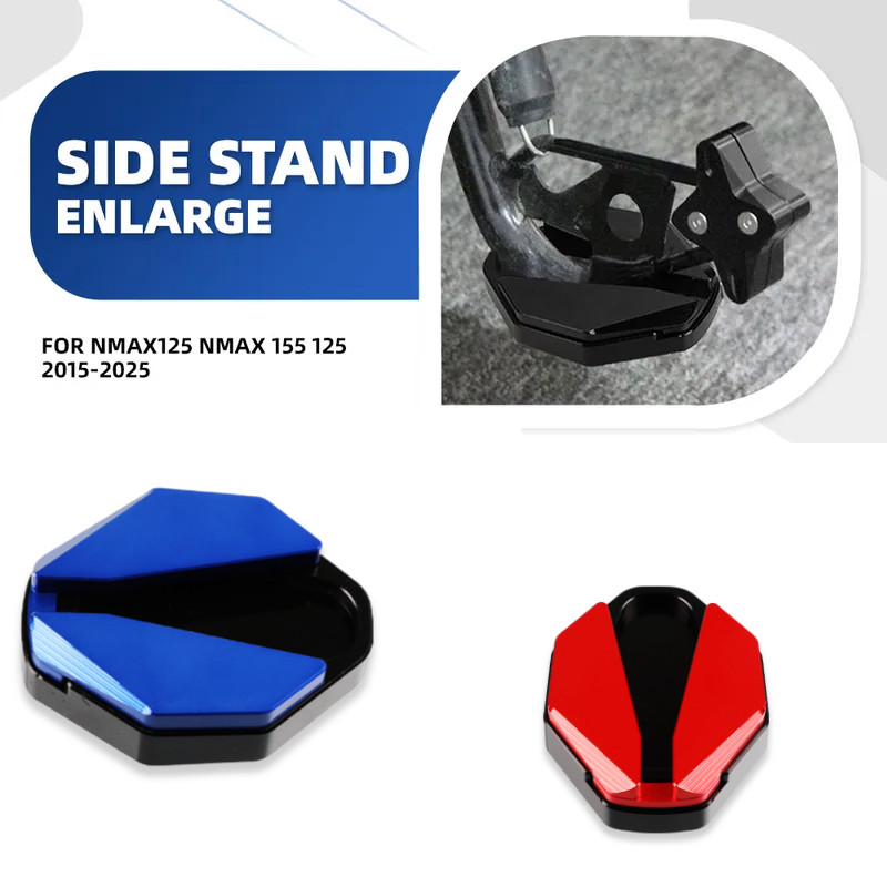 รถจักรยานยนต์สําหรับ Yamaha NVX 155 NVX155 2020 2023 2024 2025 2026 Kickstand ขาตั้ง Extension Pad แ
