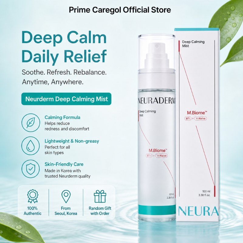 Neuraderm Deep Calming Mist 100ml สเปรย์บํารุงผิวหน้าผ่อนคลาย K Beauty Essential เกาหลี Skincare Oli