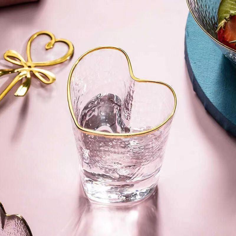 Love Heart Glass Girl Heart Bursting Couple Water Cup