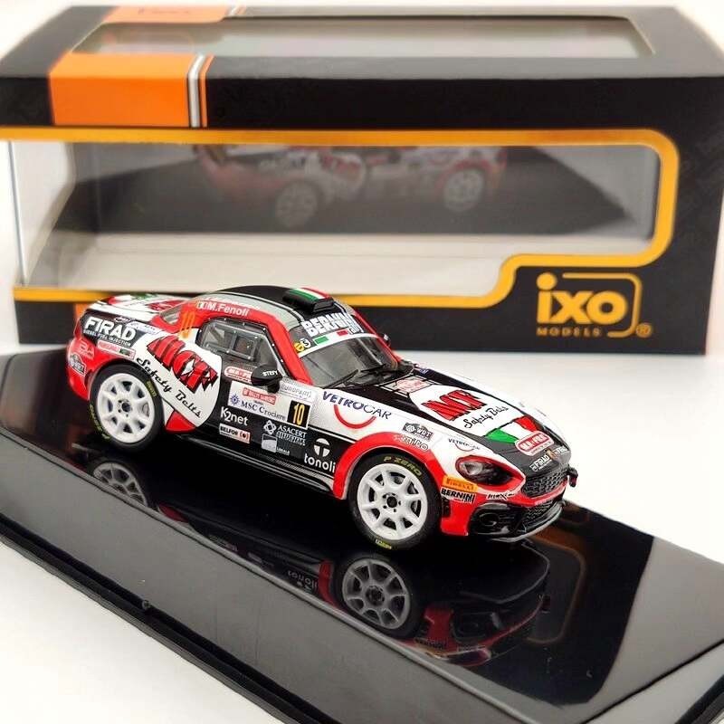 [สต๊อกพร้อมเดี่ยว] IXO Fiat Fiat Abarth Abarth Abarth 124 RGT Rally Sanremo Rally Sai 2019 #101/43 ส