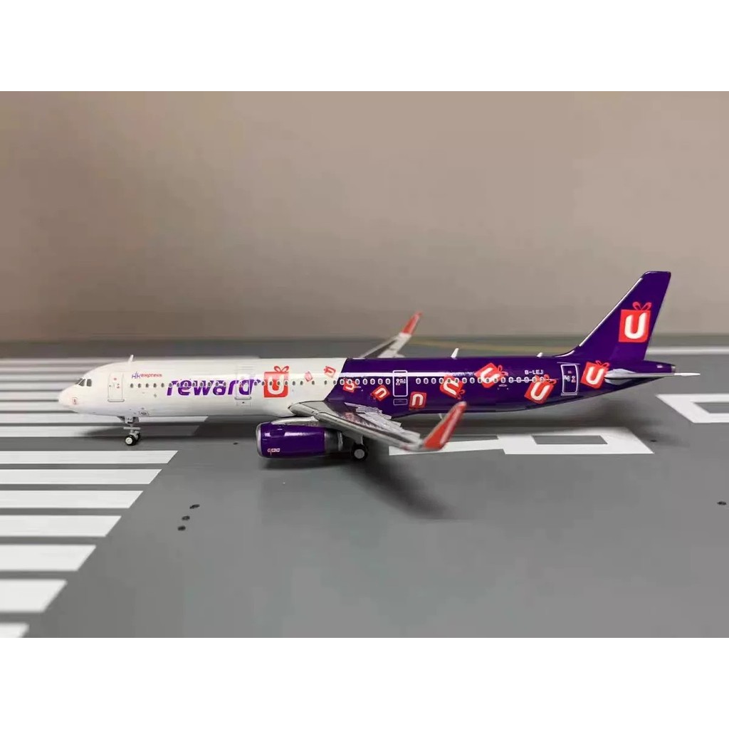 [คลังสินค้าพร้อมชุดเดียว] JC Wings Airbus Airbus A321 HK Express Hong Kong Express B-LEJ1/400 สี As 