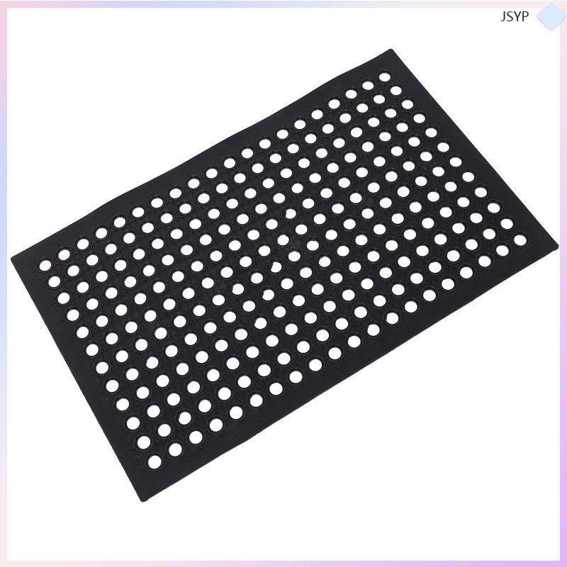1Black Kitchen Rug Non Rubber Mat for Home junshaoyipin