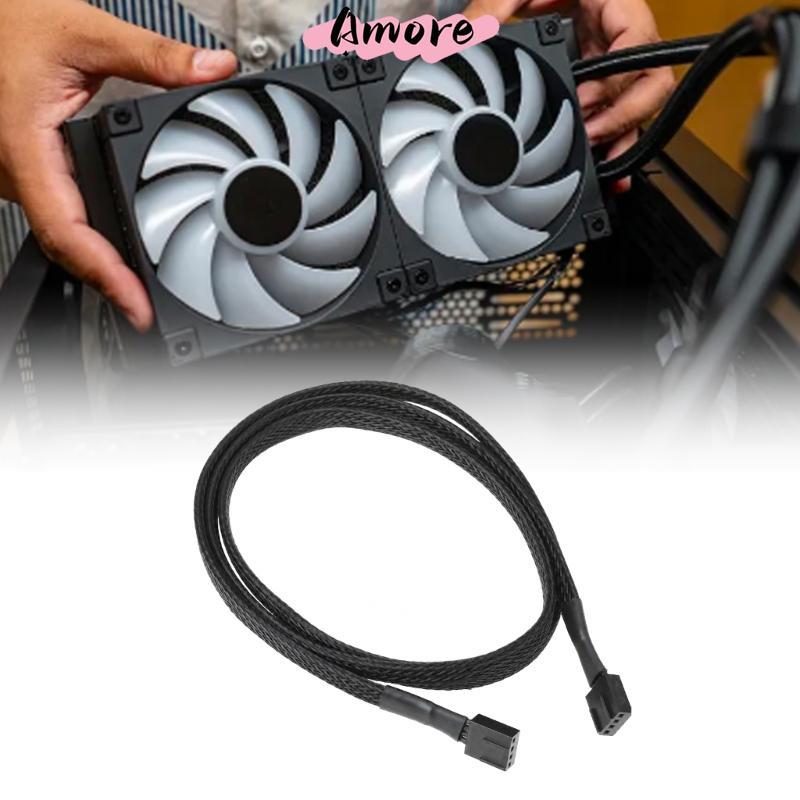 Amore PC Water Cooling 4Pin Male to Male Extension Cable 24AWG Copper Cored