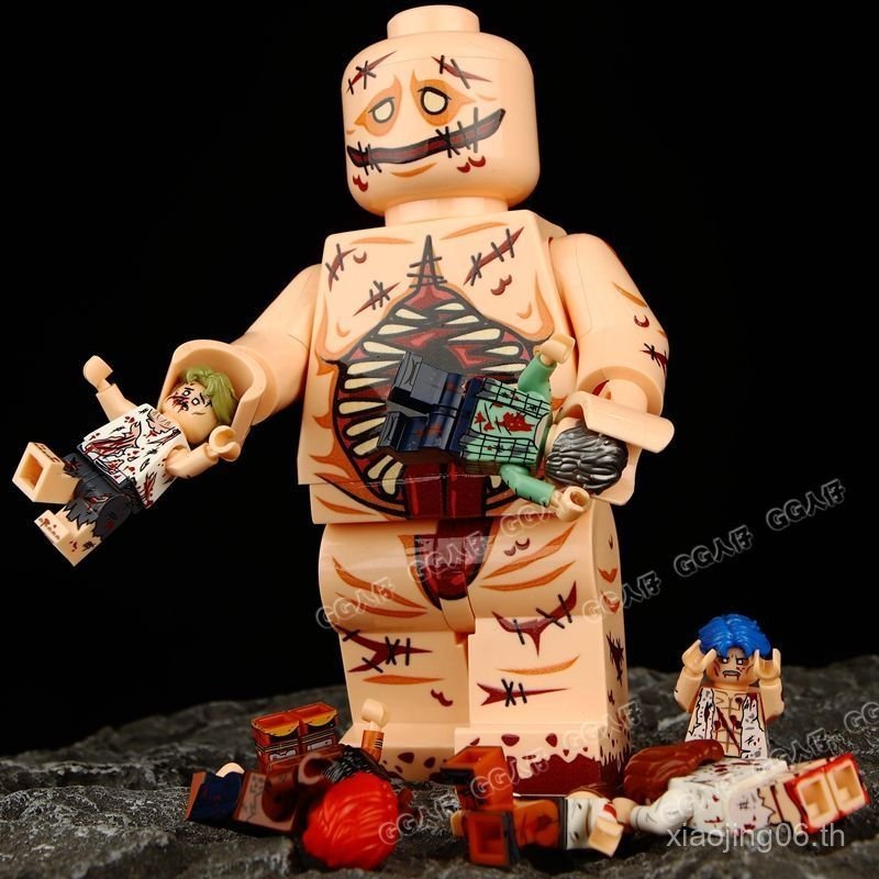 สยองขวัญ Biohazard Zombie World ประกอบบล็อกตัวต่อ Third Party Minifigure ของเล่นฐาน Zombie World Doo