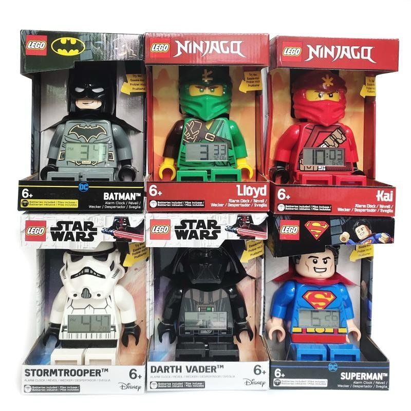 นาฬิกาปลุกสร้างสรรค์นาฬิกา Superman Phantom Ninja ตุ๊กตานาฬิกานักเรียน