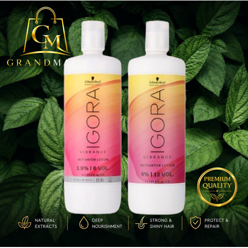 Schwarzkopf Igora Vibrance Activator Lotion 1.9% 6 Vol / 4% 13 Vol 1000 ml ผลิตภัณฑ์ที่จำเป็นสำหรับก
