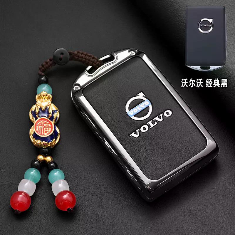 ที่หุ้มกุญแจรถยนต์เหมาะสําหรับ วอลโว่‌ X xc60 s90 xc40 xc90 v60 v90 เครื่องประดับปี่เซียะนําโชคเคสป้
