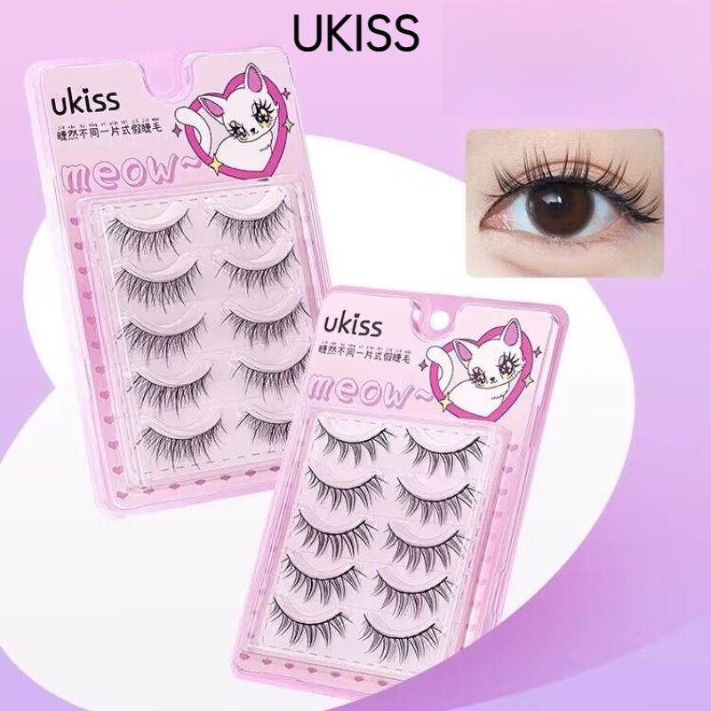 美多✨UKISS Maling pilikmata จําลองน่าธรรมชาติ
