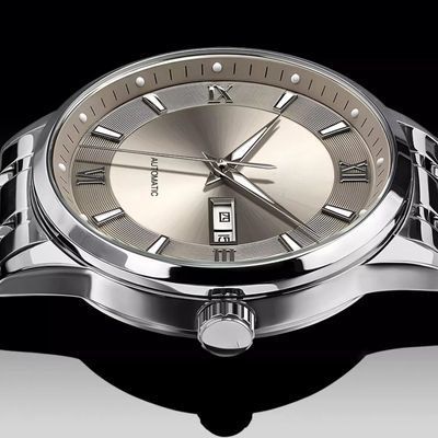 นาฬิกา Swiss Certified Movement นาฬิกาผู้ชายนาฬิกากลไกอัตโนมัติกันน้ํา High-End ยี่ห้อชื่อ Top Ten ผ