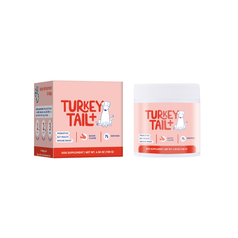 สินค้าใหม่ TK100g Pet TURKEY Tail Mushroom Powder TURKEY TAILl ขายส่งซัพพลาย8920260821