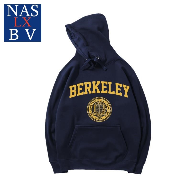 California University Berkeley Branch College California University Uniform Hooded Sweatshirt Men Wo