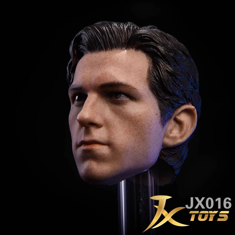 JXtoys 1/6 Soldierman Spiderman Head Sculpture Small Worm Head Sculpture