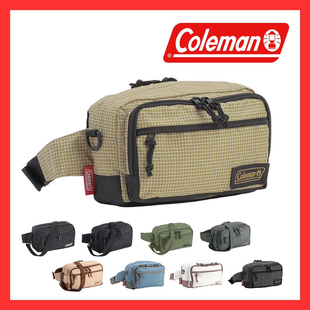 Coleman 2-Way Waist Bag/Shoulder Bag/Waist Pouch, Nylon, Walker Pouch, 2L, B6 Size [Direct from japa