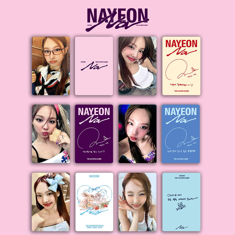 NAYEON สินค้า Photocard ABCD Lin NAYEON SOLO อัลบั้ม NA การ์ดสุ่ม TWICE Face Card
