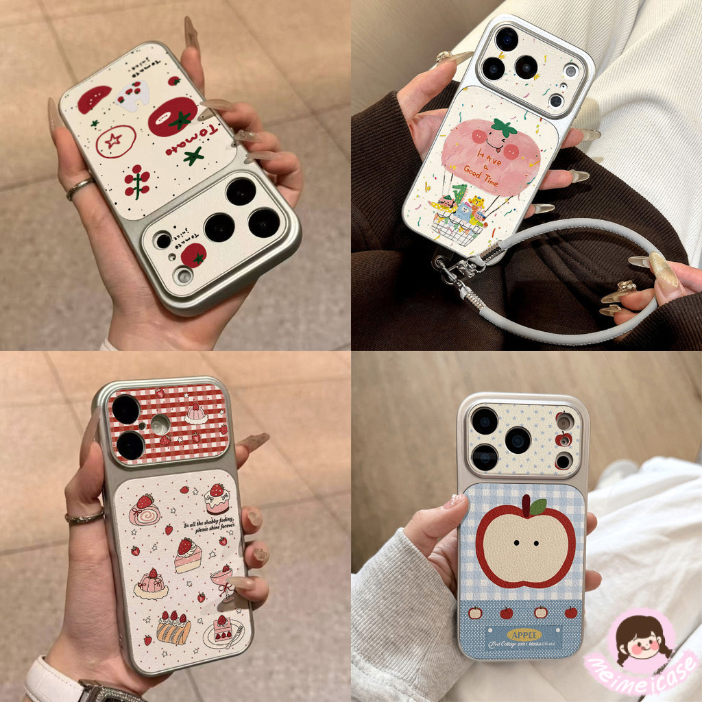เคสสำหรับหัวเว่ย ขนมผลไม้น่ารัก เคสนิ่มสีเงินลุคซีรีส์17 For Huawei Honor200 400PRO X5C X6B X9D MAGI