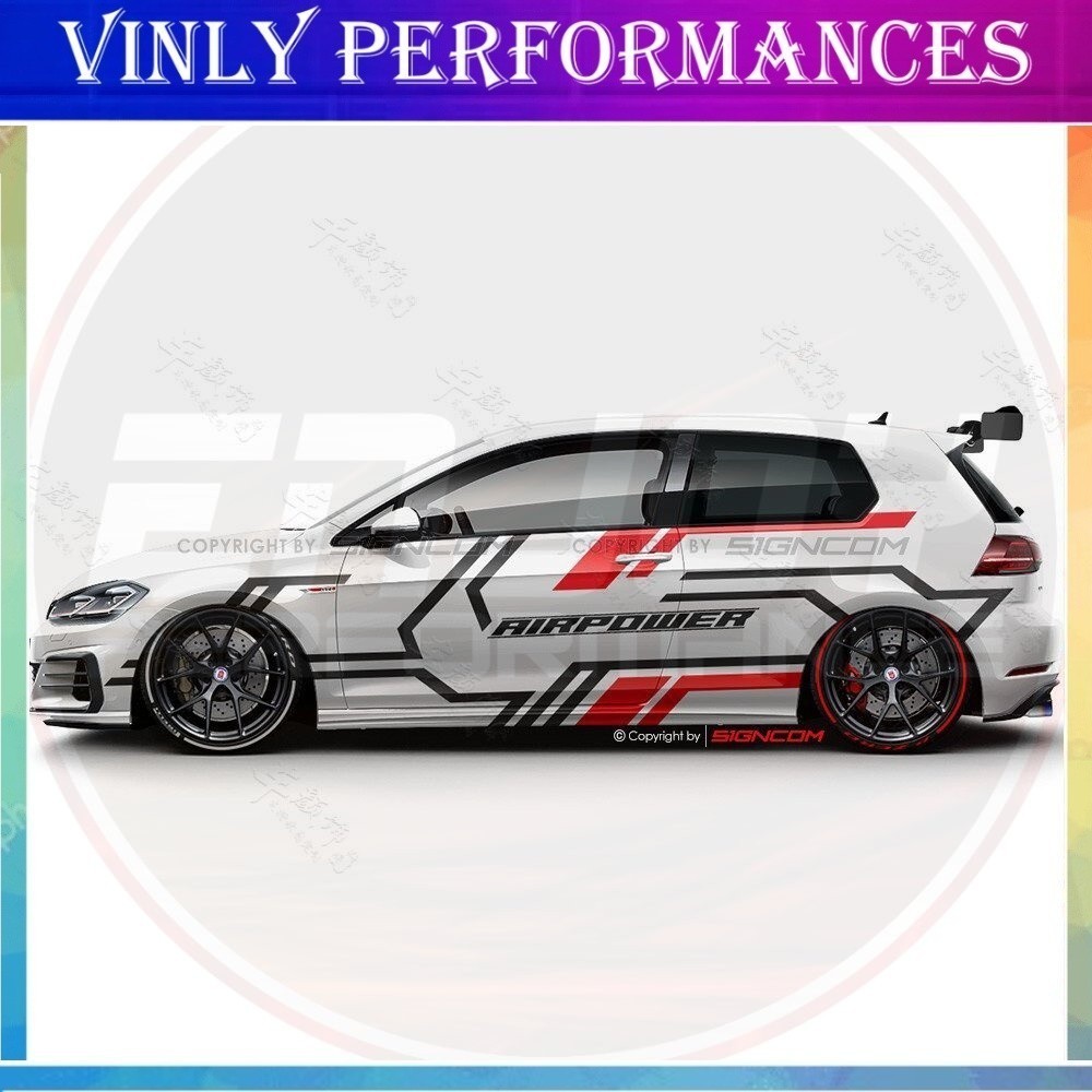 JDM สติกเกอร์รถรายละเอียดภายนอกสติกเกอร์รถสําหรับ Ford Focus 2 3 1 MK2 MK3 MK1 Suzuki Swift Racing J