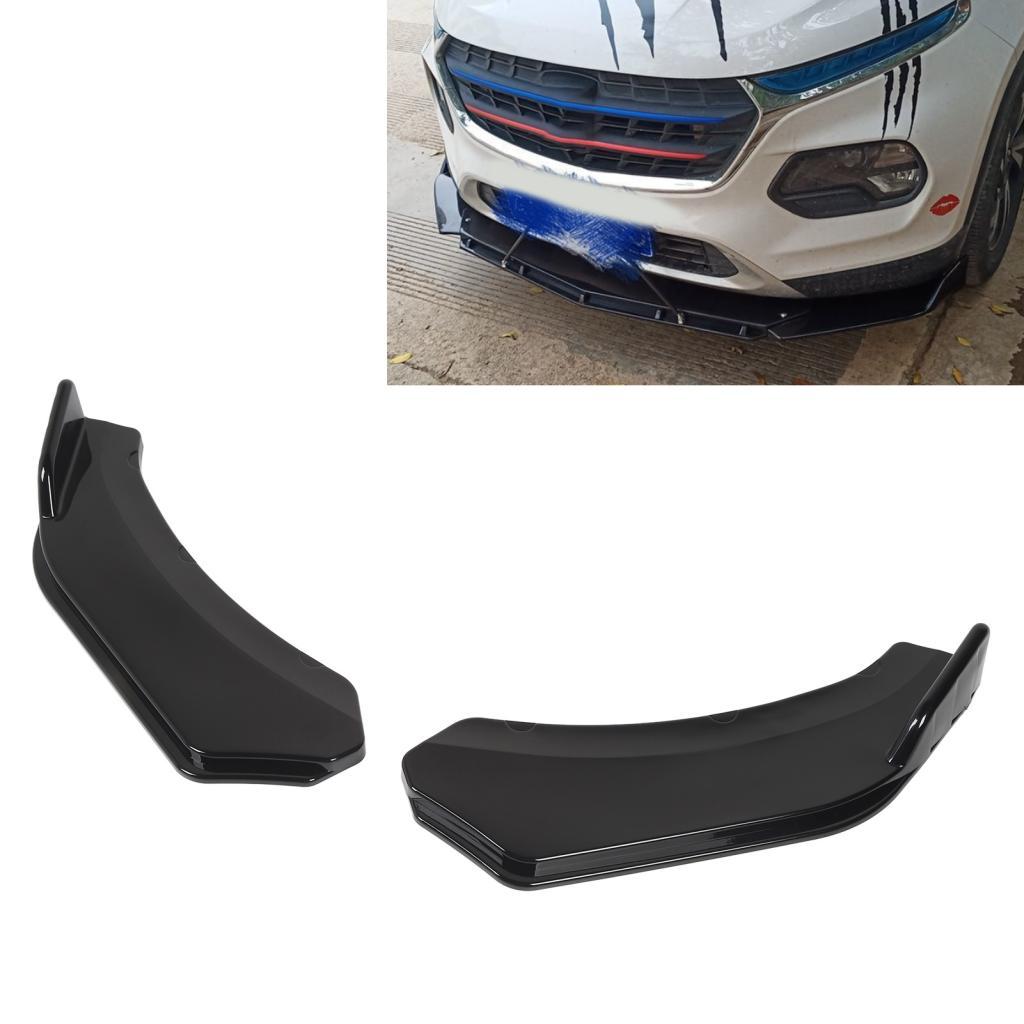 Sudi กันชนด้านหน้า Lip Splitter Aerodynamic Design Angle Protector 56 ซม.สําหรับรถยนต์