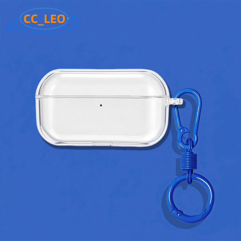 Case for Technics EAH-AZ100 Cute Transparent Soft Case with Colorful Metal Pendant Suitable for Pana