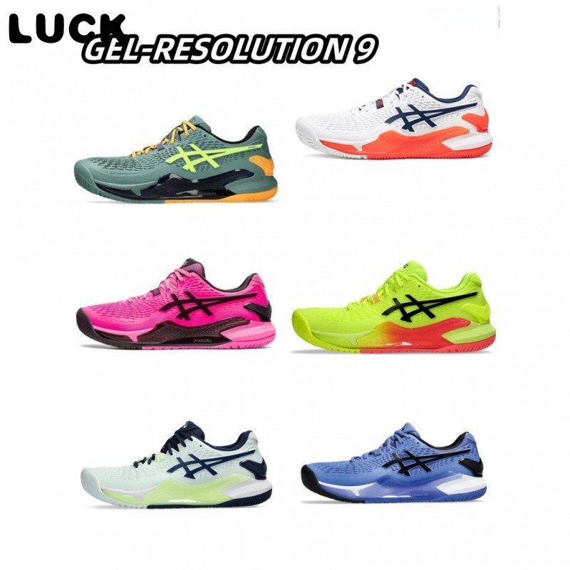 20er5 รองเท้าเทนนิสชาย Asics Gel-Resolution 9 4WJQ