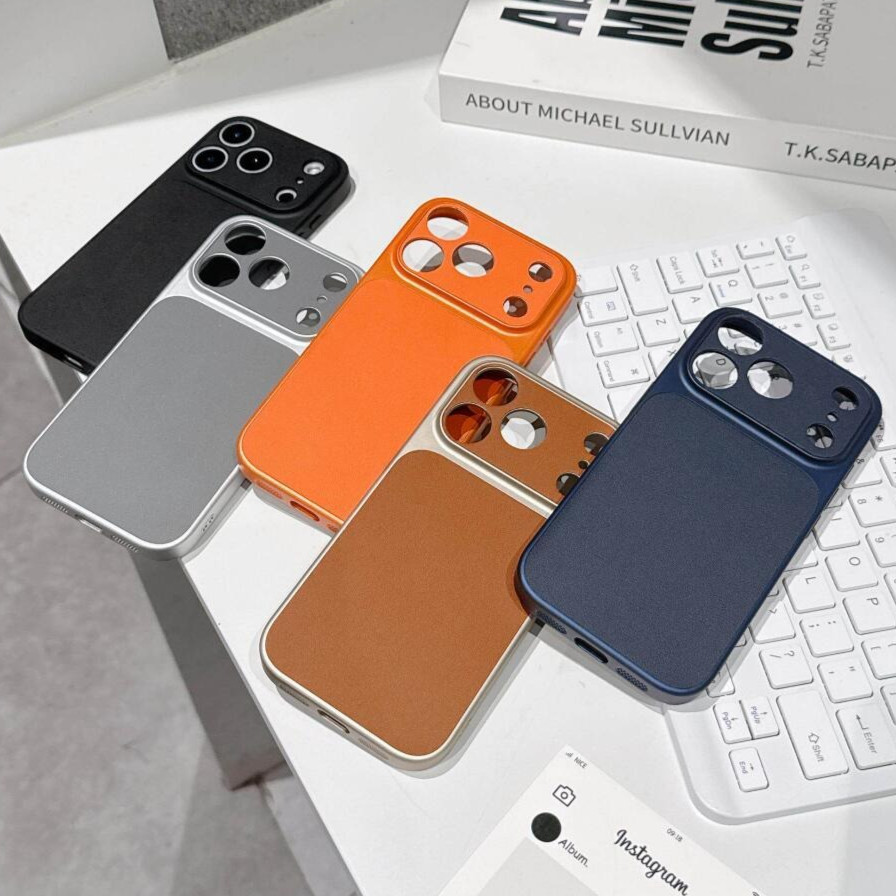 Matte หนังเคสโทรศัพท์สําหรับ iPhone 17 PRO MAX 16 15 14 13 PRO MAX ป้องกันกล้องลื่นกันกระแทกฝาครอบกันชน