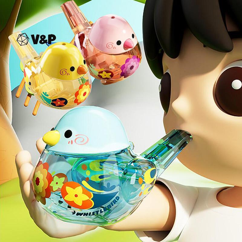 V&P 1PC สามารถเพิ่มน้ํานกหวีดสําหรับการฝึกอบรมดนตรี Instrume Water Bird Whistle สําหรับทารกและเด็กขอ