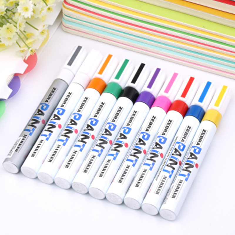 ZEBRA ปากกาเพ้นท์ รุ่น MOP-200 สีเขียว ขนาด 2 มม. — صورة 3