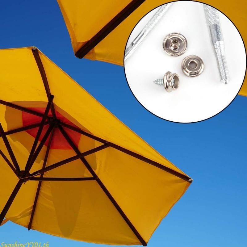 SUN Canvas Snaps Kit Fastener Screw Snaps สําหรับเฟอร์นิเจอร์ผ้าใบ 15 มม.ปุ่ม Snap