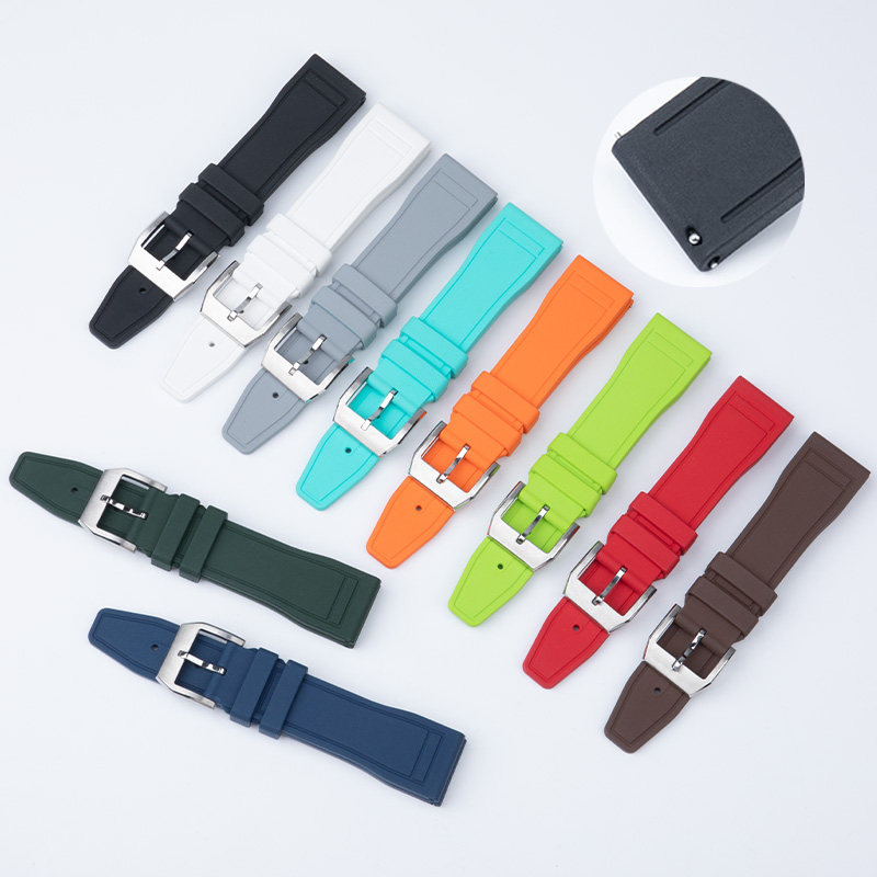 เหมาะสําหรับ IWC สายยาง Quick Release IWC IWC Pilot The Little Prince Mark Eighteen Fluorine สายยางช