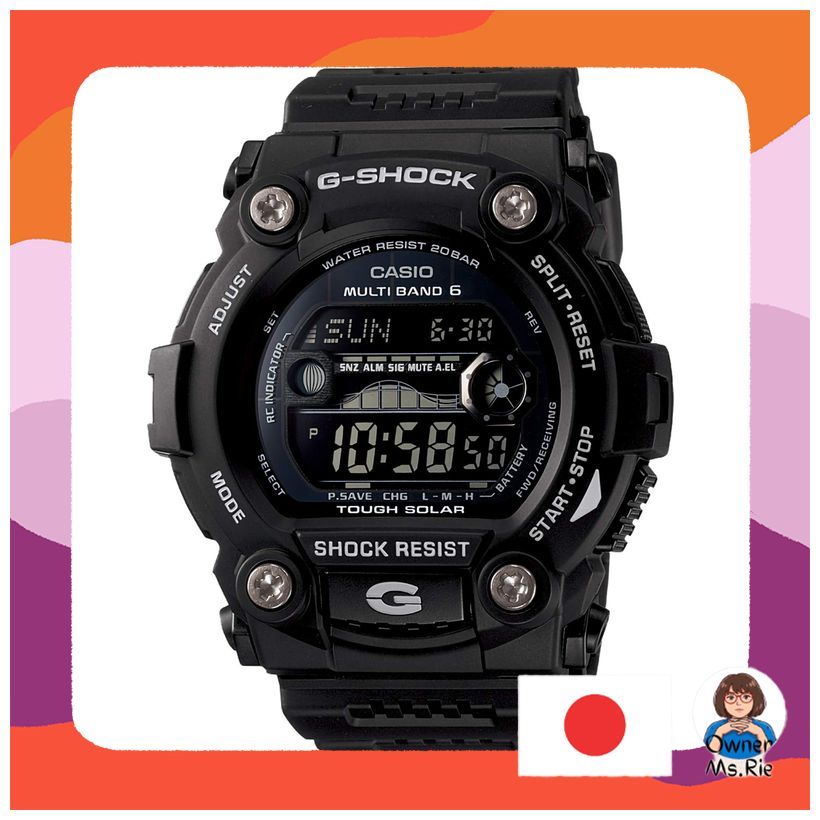 [Casio] G-Shock Men's Watch [Domestic Genuine] Radio Solar GW-7900B-1JF Black