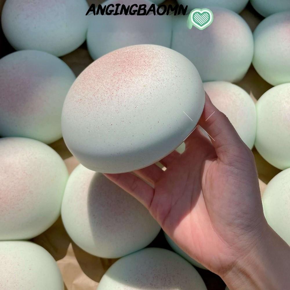 ANGINGBAOMN ช้า Rising ของเล่น, Soft Bun Shape จําลองขนมปังบีบของเล่น,ฟื้นตัวช้า Moist Feeling Straw