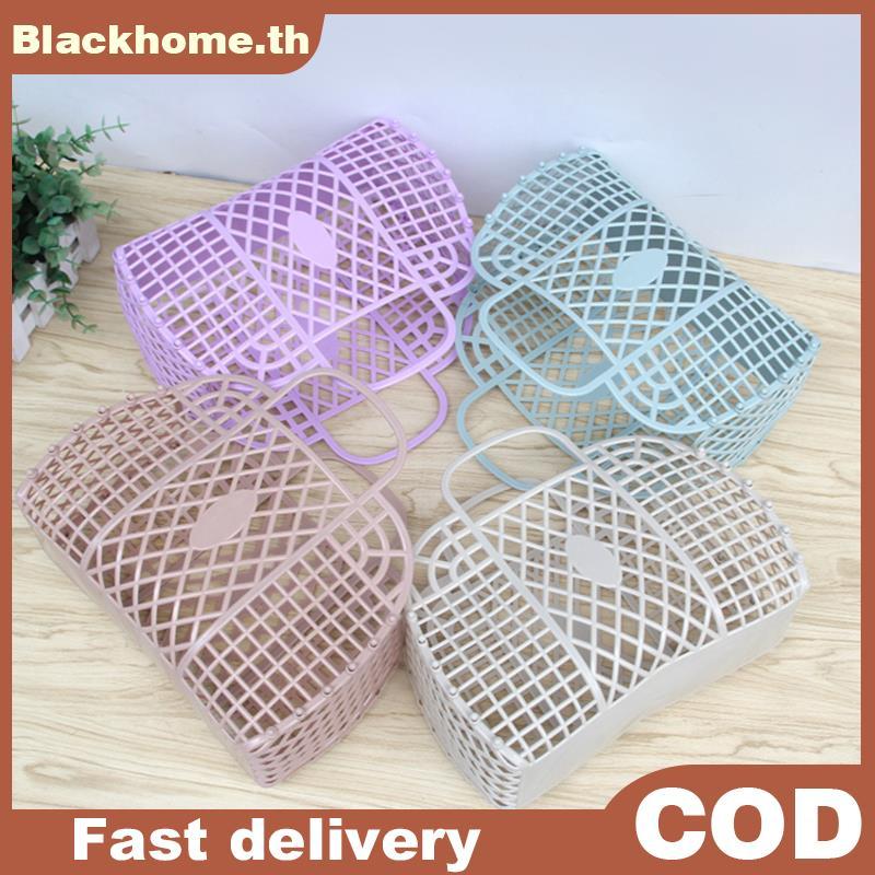 ACK ที่ถอดออกได้ตะกร้าอาบน้ําพลาสติกห้องน้ํา Hollow Wash ตะกร้าเก็บตะกร้าช้อปปิ้ง Home Storage Organ