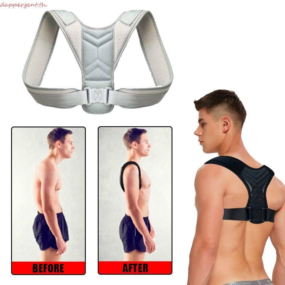 DAPPERGENT Back Posture Corrector ผู้หญิง Cavitic Support Back Straightener Upper Back Brace ไหล่สนั